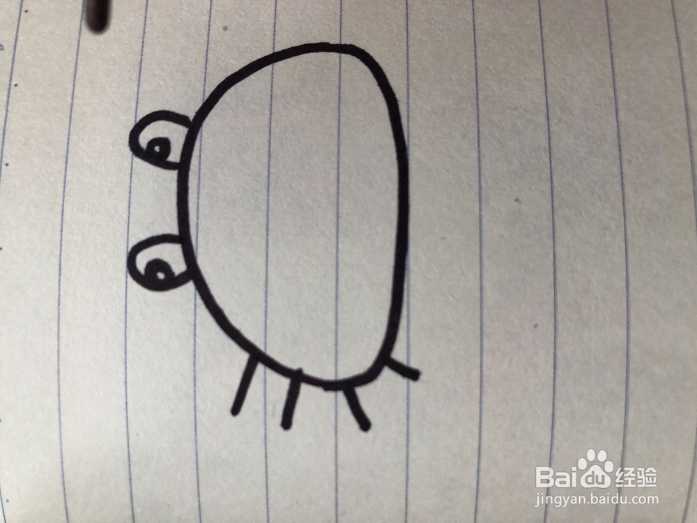 教大家30秒画螃蟹