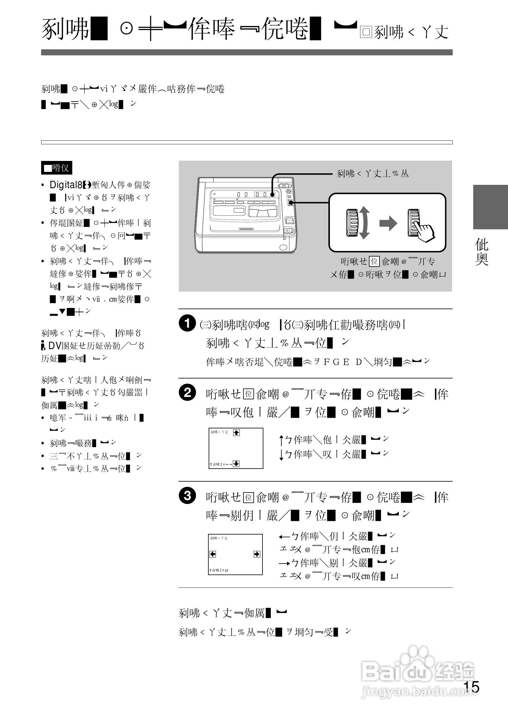 SONY GV-D200摄像机电源适配器说明书:[2]