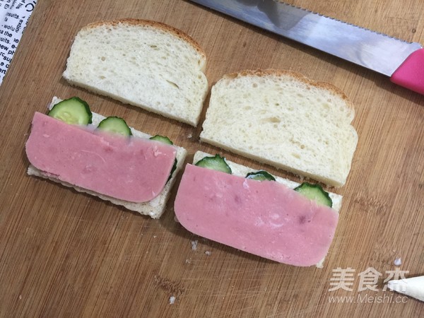 快手三明治的做法