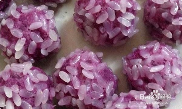 紫薯丸子的家常做法