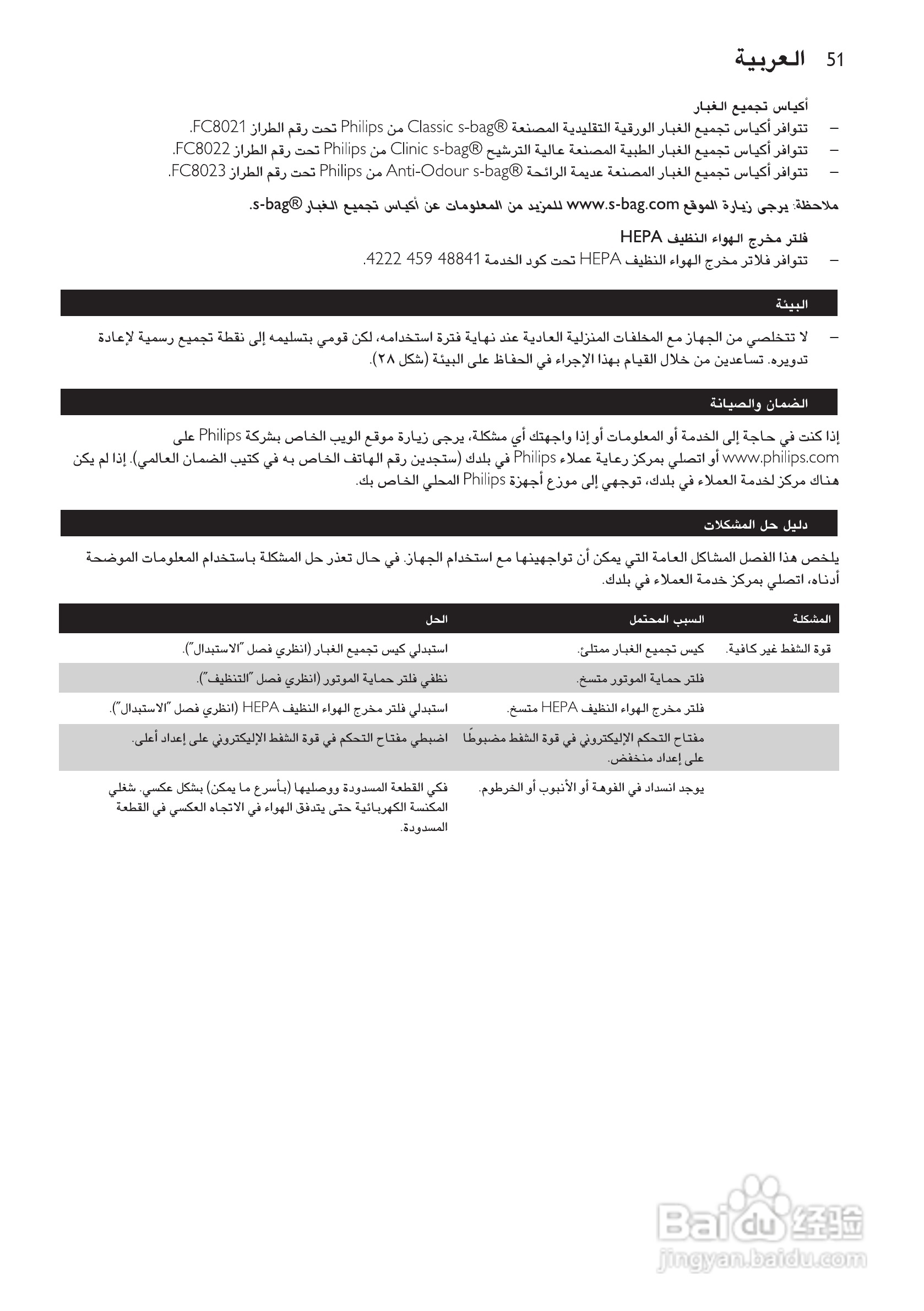 飞利浦 FC8230吸尘器使用说明书:[6]