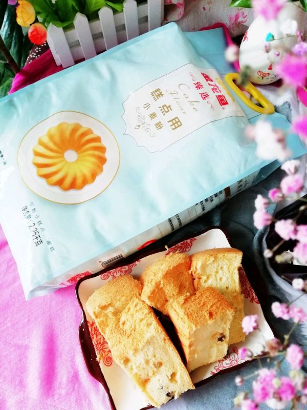 葡萄干戚风蛋糕