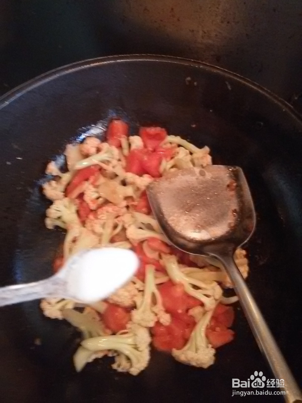 家常蕃茄菜花怎么炒