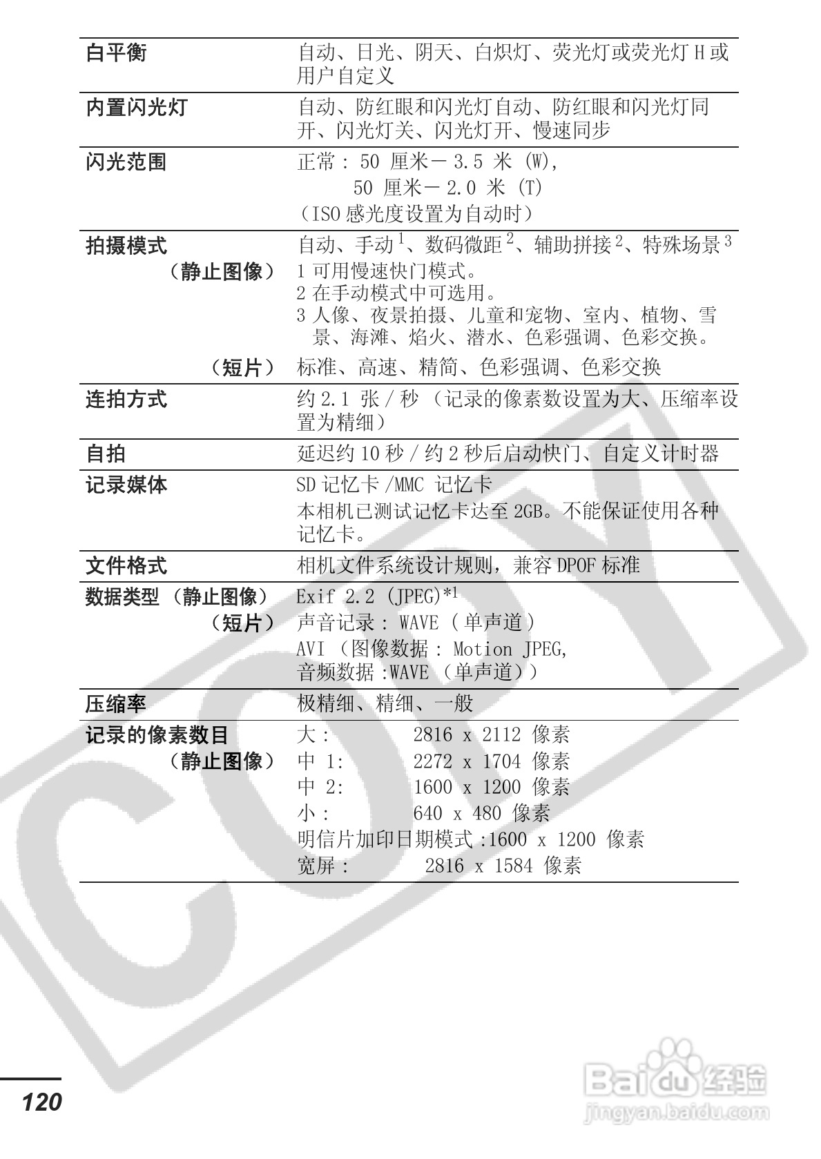 佳能ITAL IXUS 800 IS数码相机使用说明书:[13]