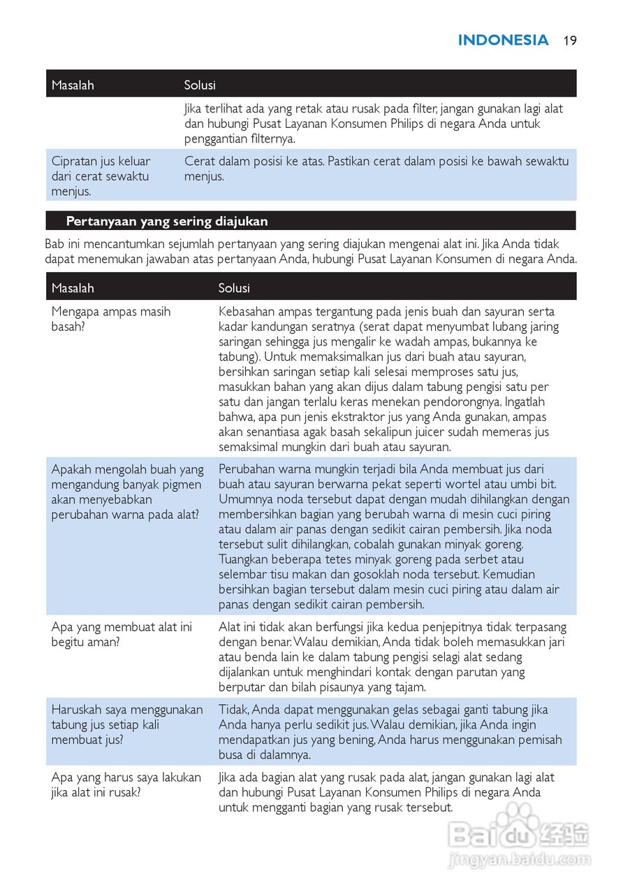 飞利浦HR1866榨汁机使用说明书:[2]