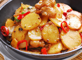 老签传串串香之干锅土豆片