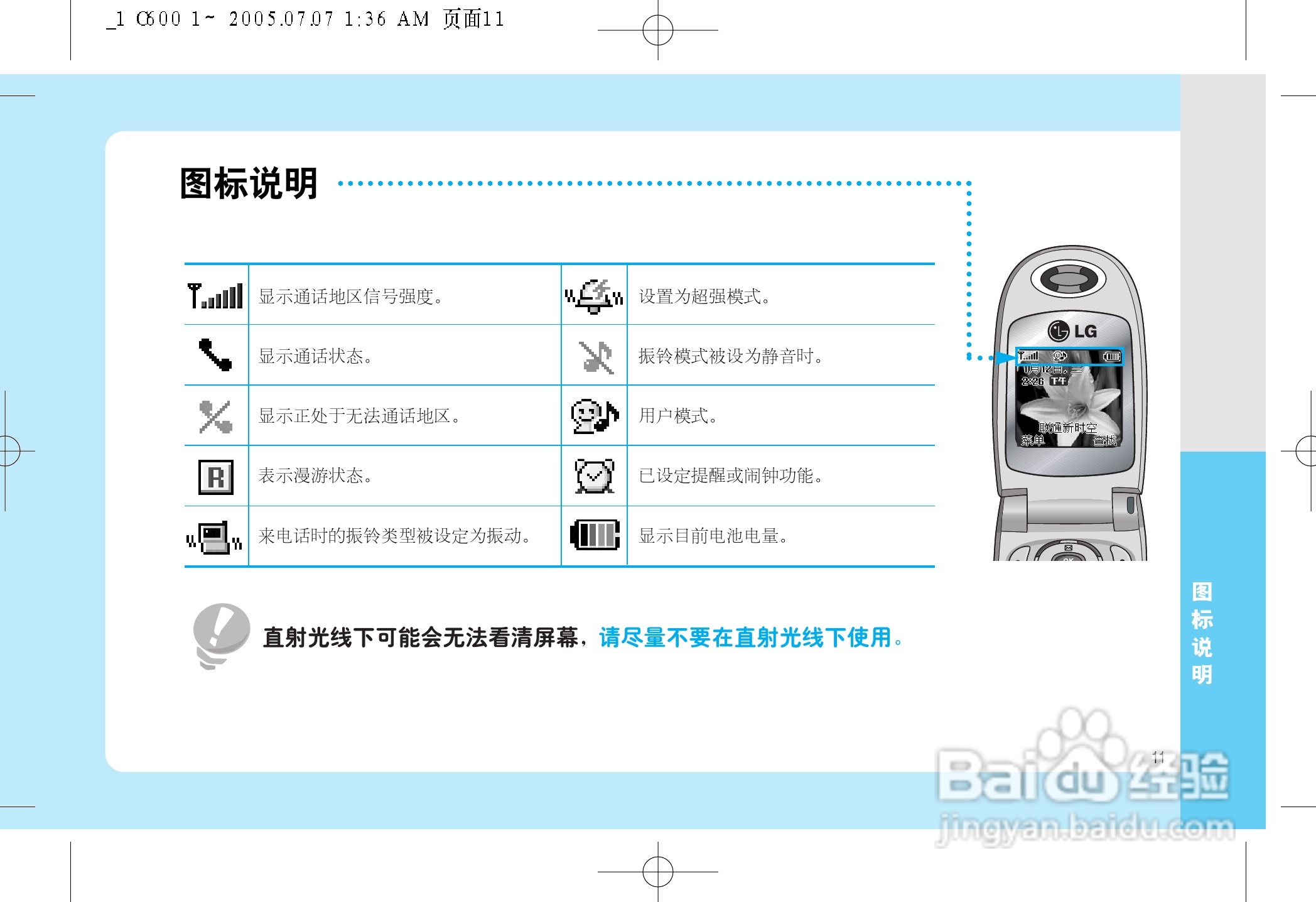LG LG-600手机使用说明书:[2]