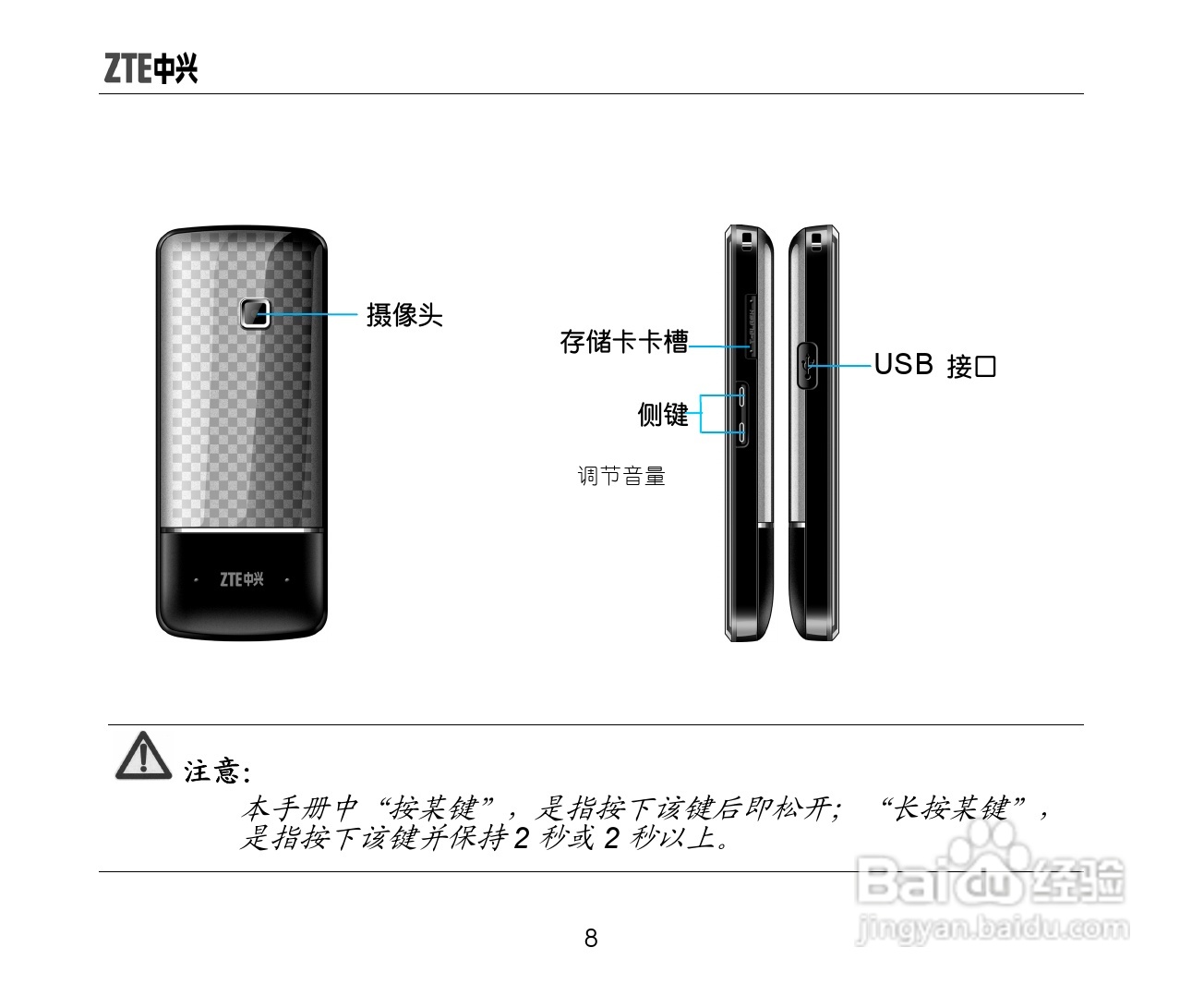 中兴ZTE-G S610手机使用说明书:[2]