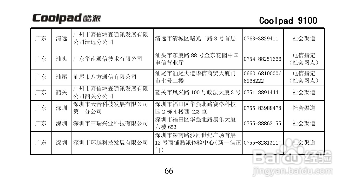 酷派Coolpad 9100手机使用说明书:[8]