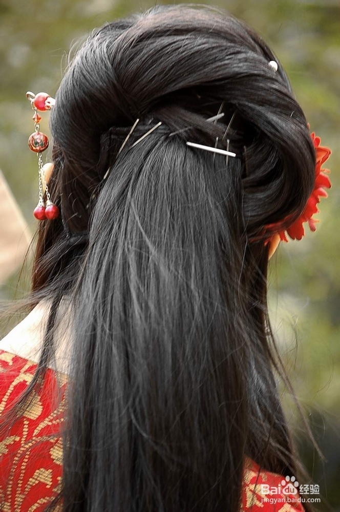 古装头发怎么梳图解