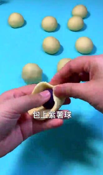 如何做紫薯馅华夫饼