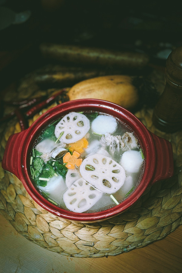 莲藕山药排骨汤