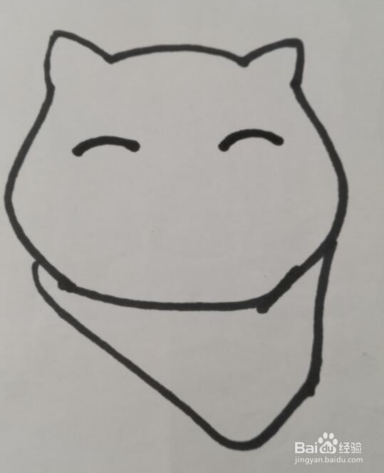 儿童简笔画 小猫的画法 小猫的简笔画
