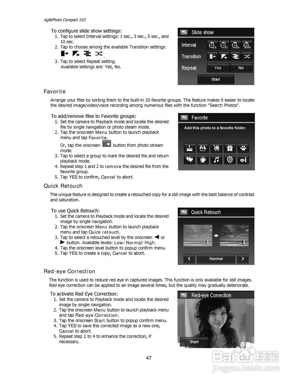 爱克发Compact 103数码相机使用说明书:[5]