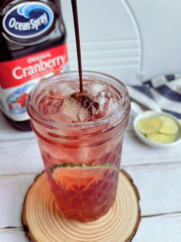 蔓越莓气泡咖啡