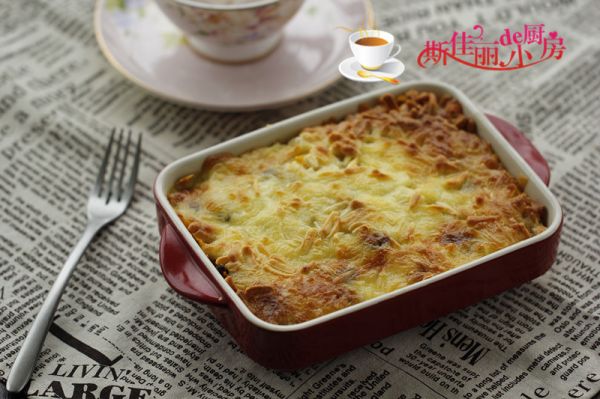 芝士焗葡萄干红薯