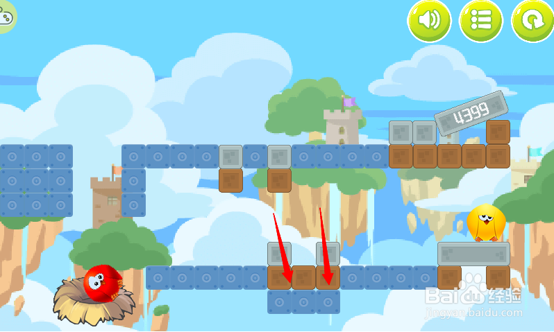 小游戏泡泡鸟历险记4第7关