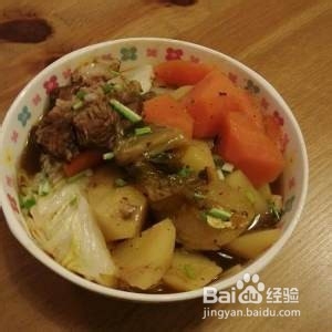 教你怎么做青蒜红焖羊肉面