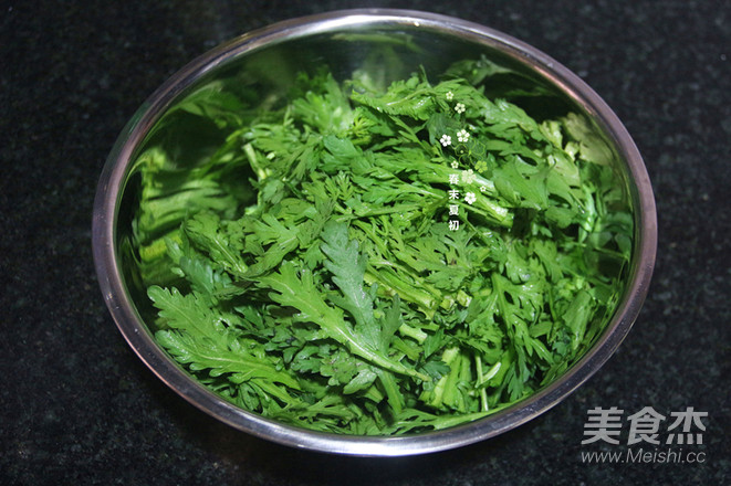 快手菜生拌茼蒿