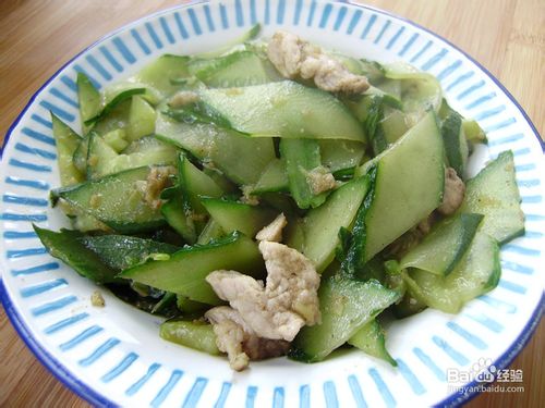 家常菜----黄瓜炒肉