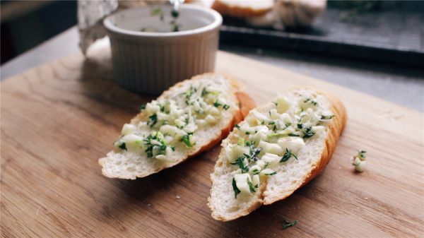 西葫芦开放式三明治