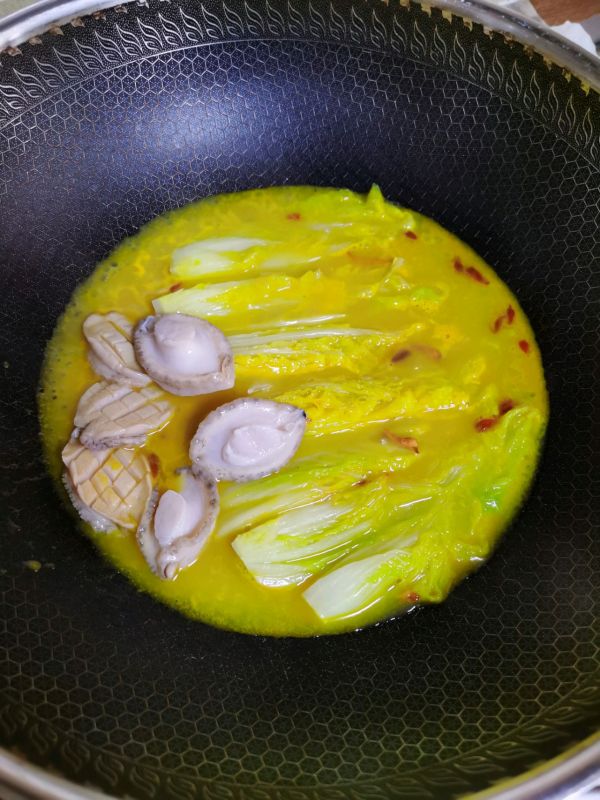 金汤白菜烧鲍鱼