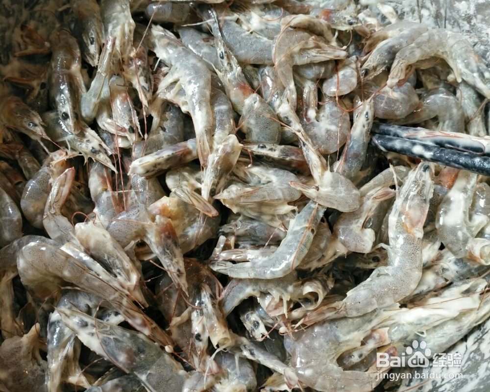干炸河虾海鲜美食教程