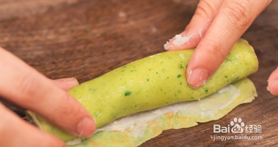 12个月宝宝补钙辅食----蔬菜奶酪可丽饼