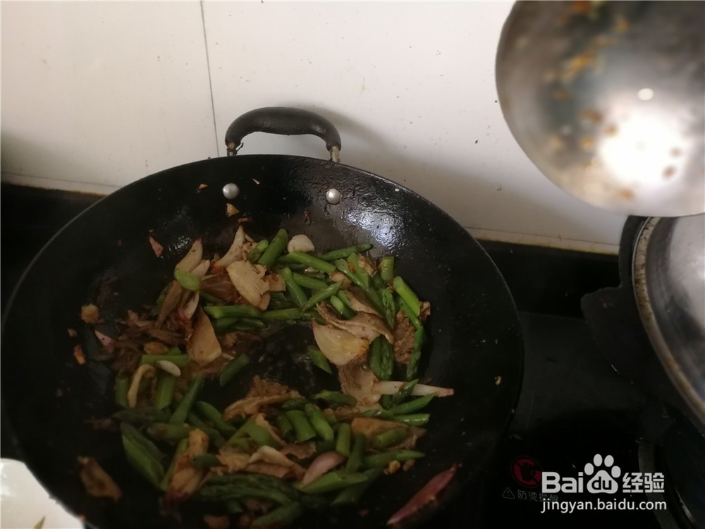 芦笋炒猪肉片