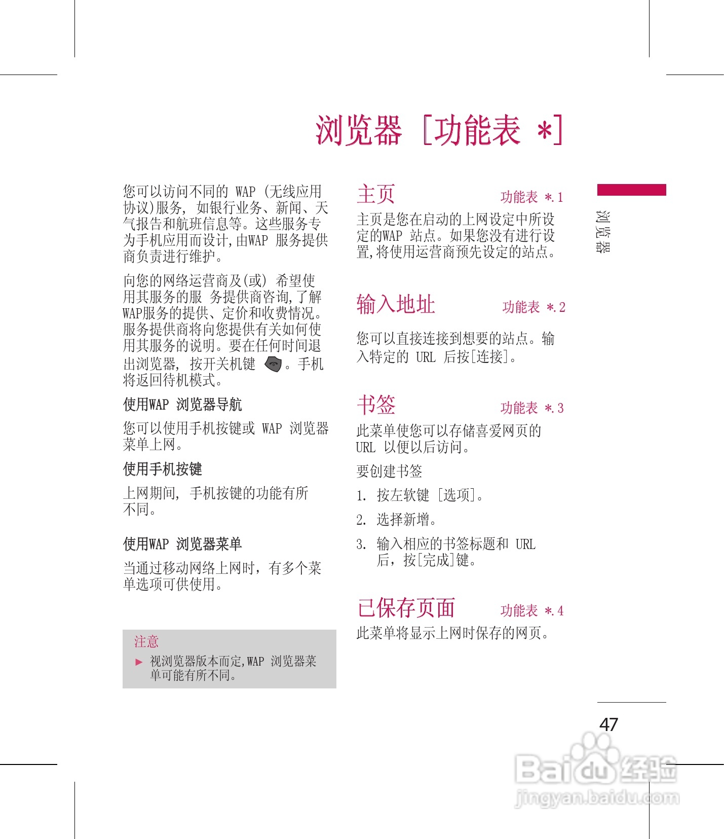 LG GM210手机使用说明书:[5]