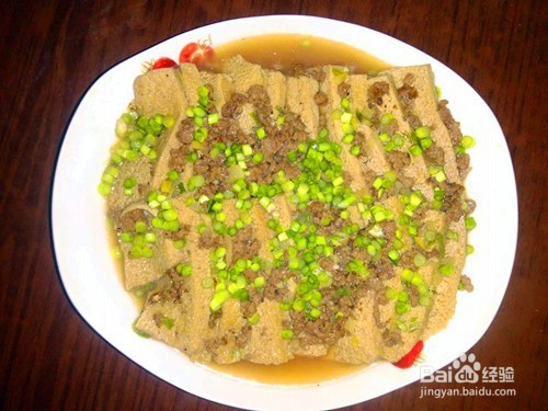 <b>#过年#肉末冻豆腐的做法</b>
