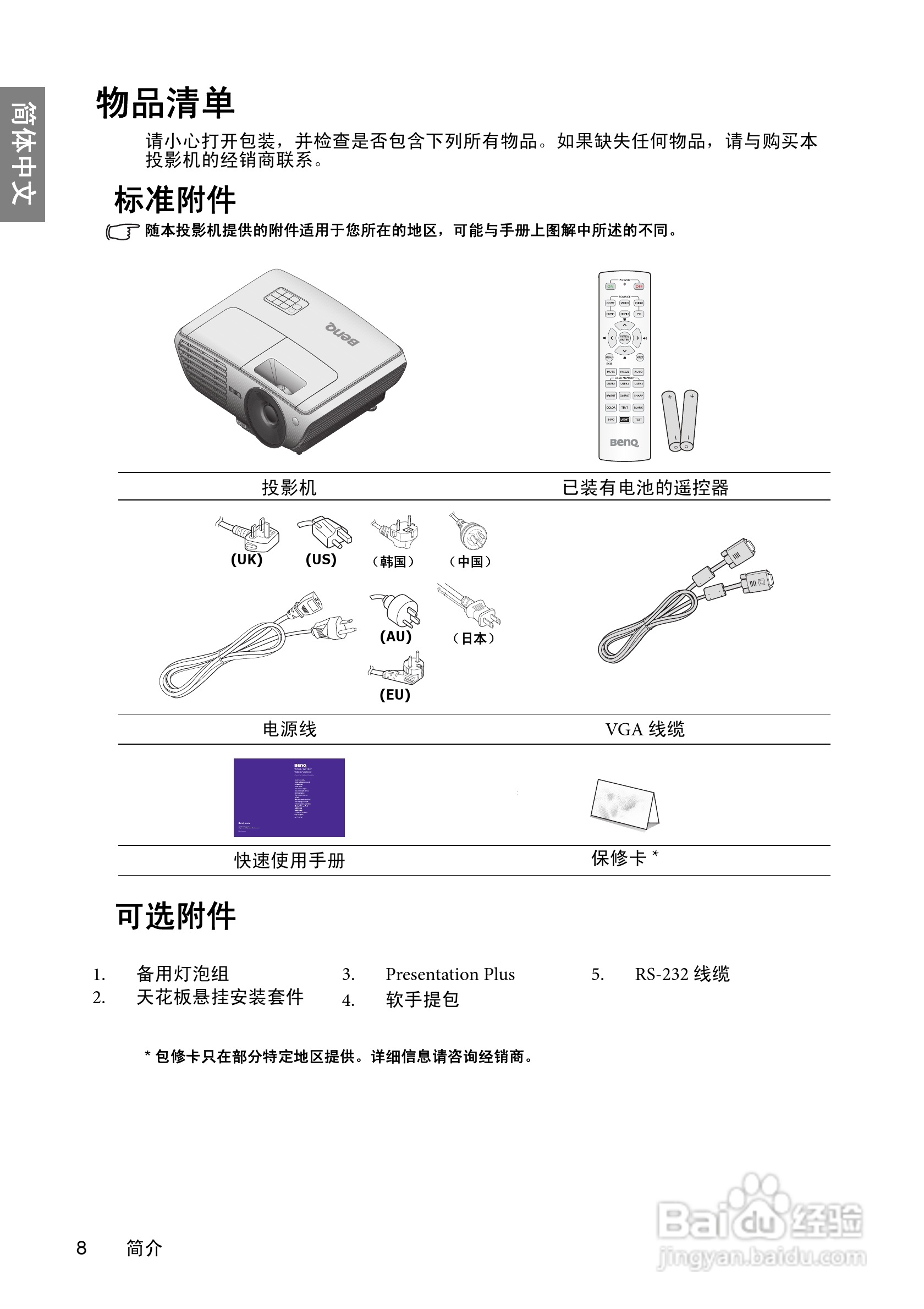 明基BenQ TH700投影机使用说明书:[1]