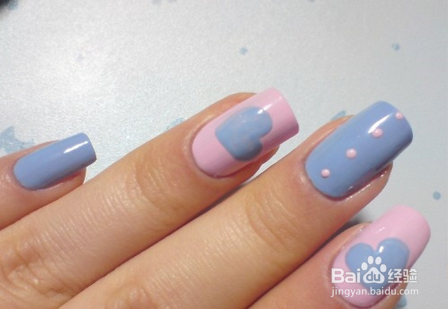 在家做简单的美甲教程 波点美甲在家DIY教程