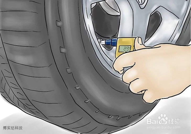 自己如何动手检测汽车胎压