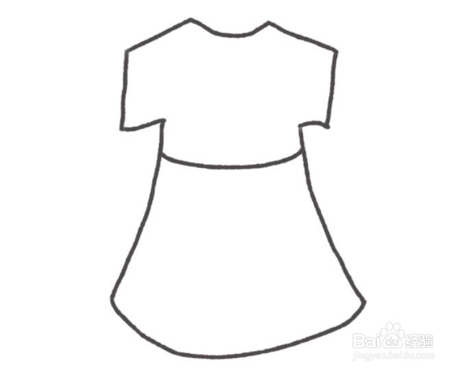 sketchbook怎么画一条儿童小裙子