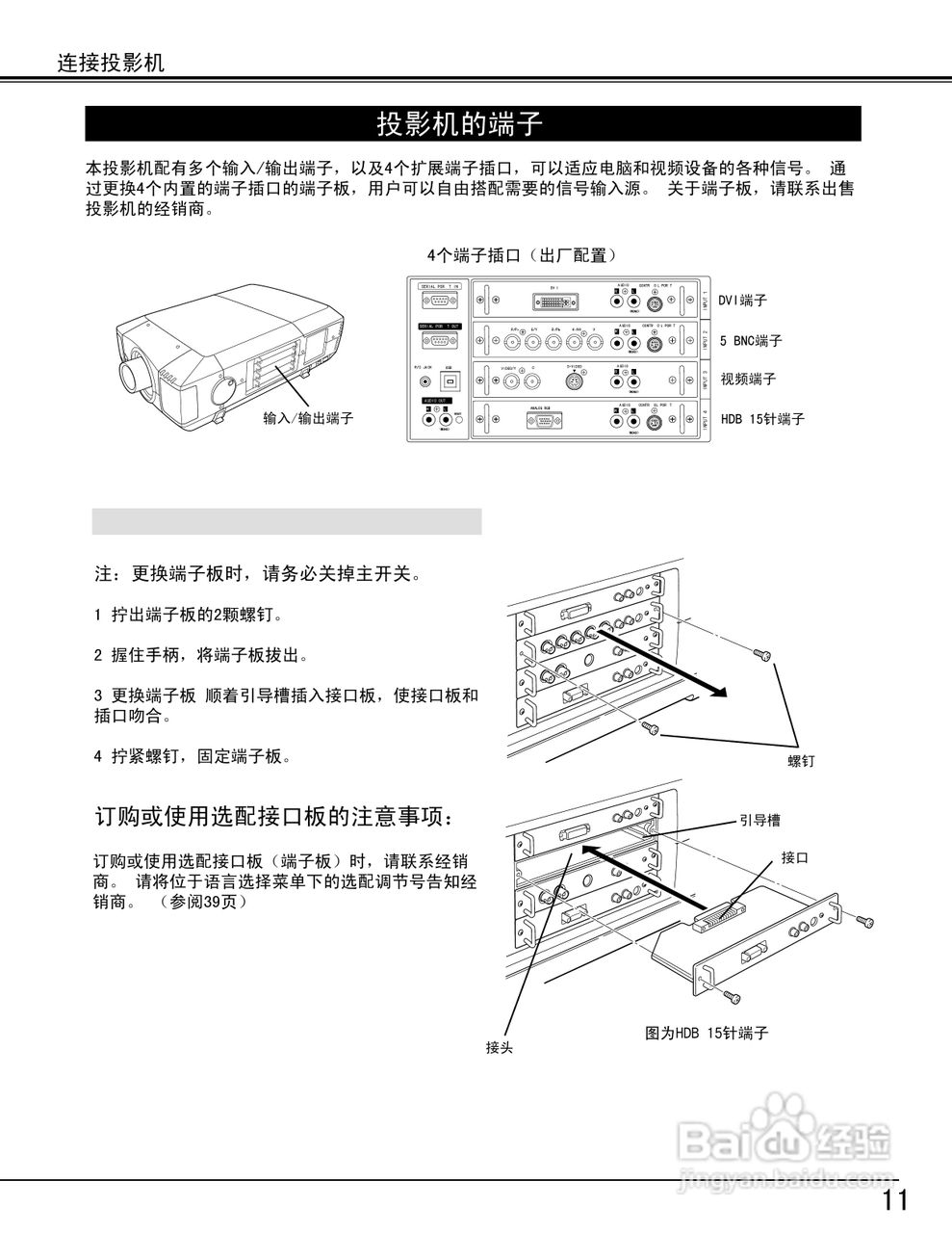 EIKI爱其 LC-XT3投影机说明书:[2]