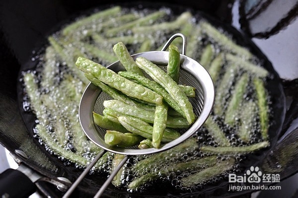 干煸肉末四季豆