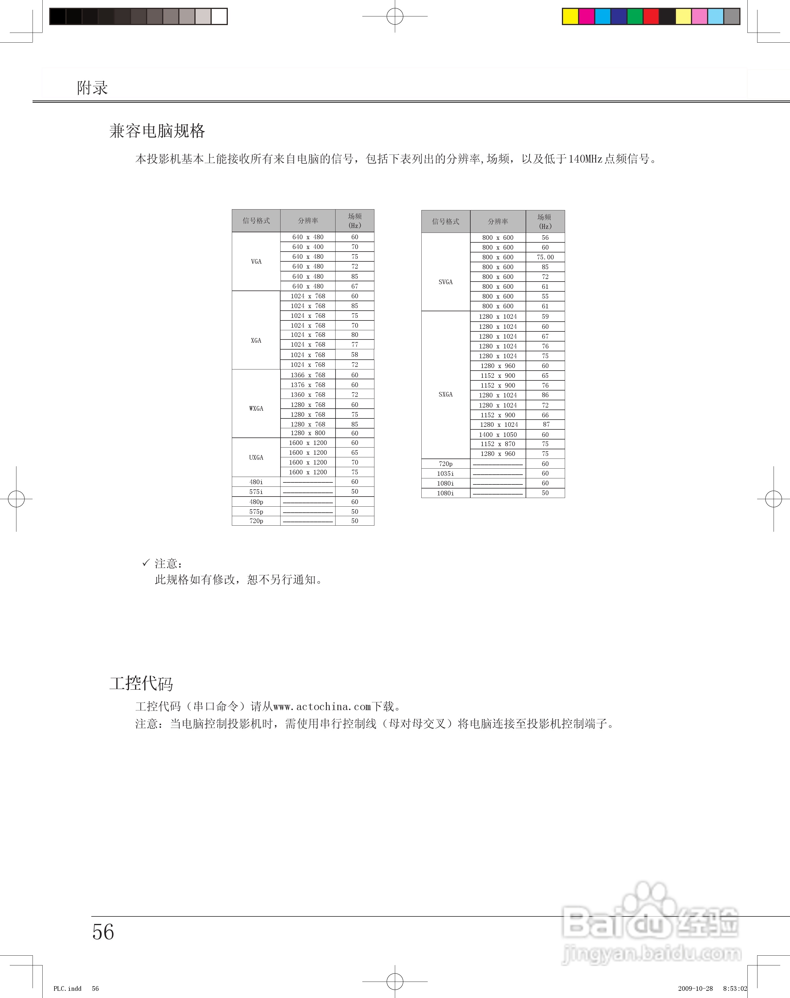 雅图ACTO LX643投影机使用说明书:[6]