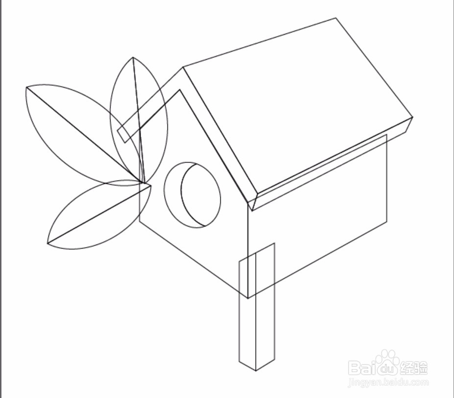 鸟窝简笔画设计