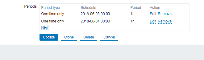如何在zabbix的维护周期中修改周期？