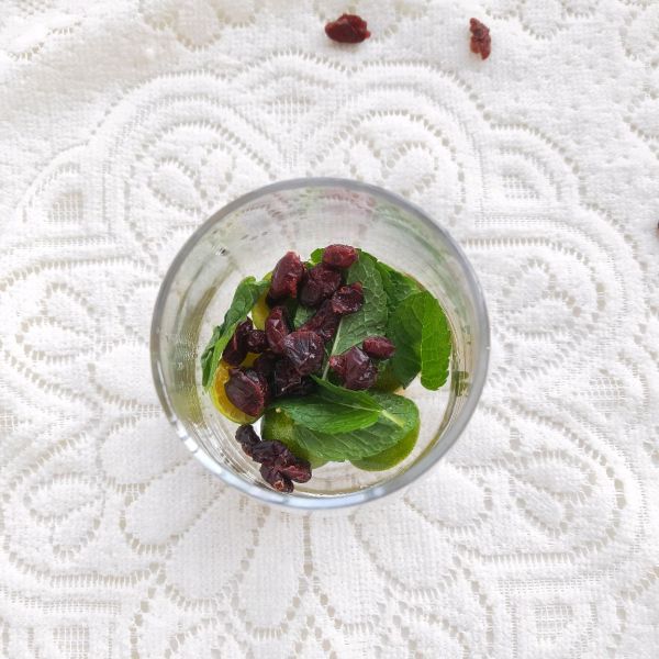 薄荷蔓越莓果汁