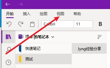 OneNote笔记本怎么添加网络栅格