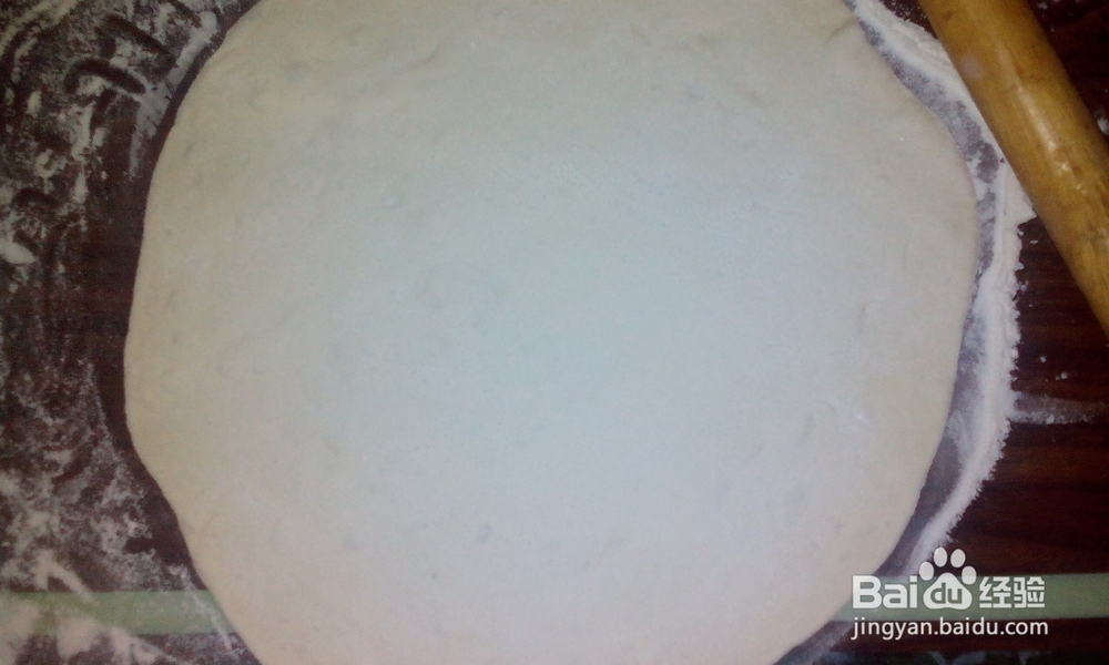 美味可口的火腿千层饼