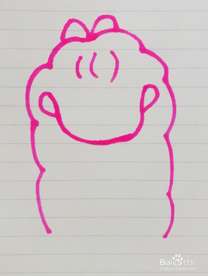 手绘可爱的卡通女孩头像