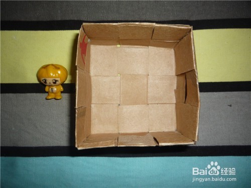 旧物改造----牛皮纸购物袋改造的小花篮