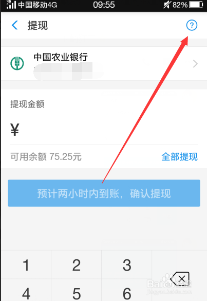 支付宝怎么查询免费提现剩余额度，在哪里看
