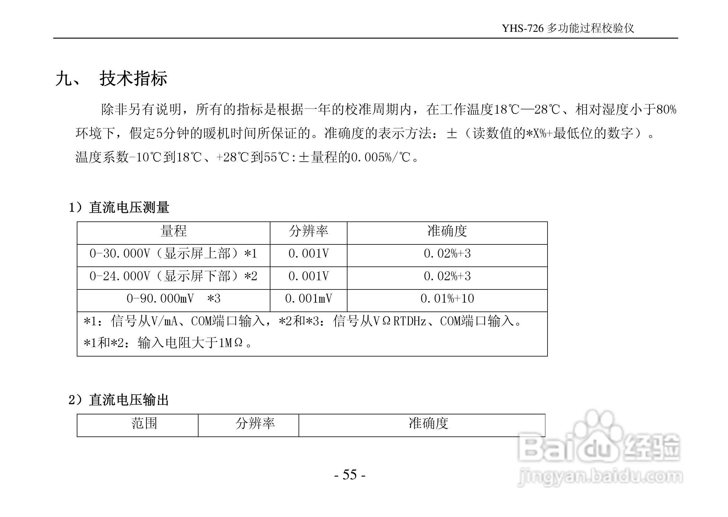YHS-726多功能过程校验仪说明书:[6]