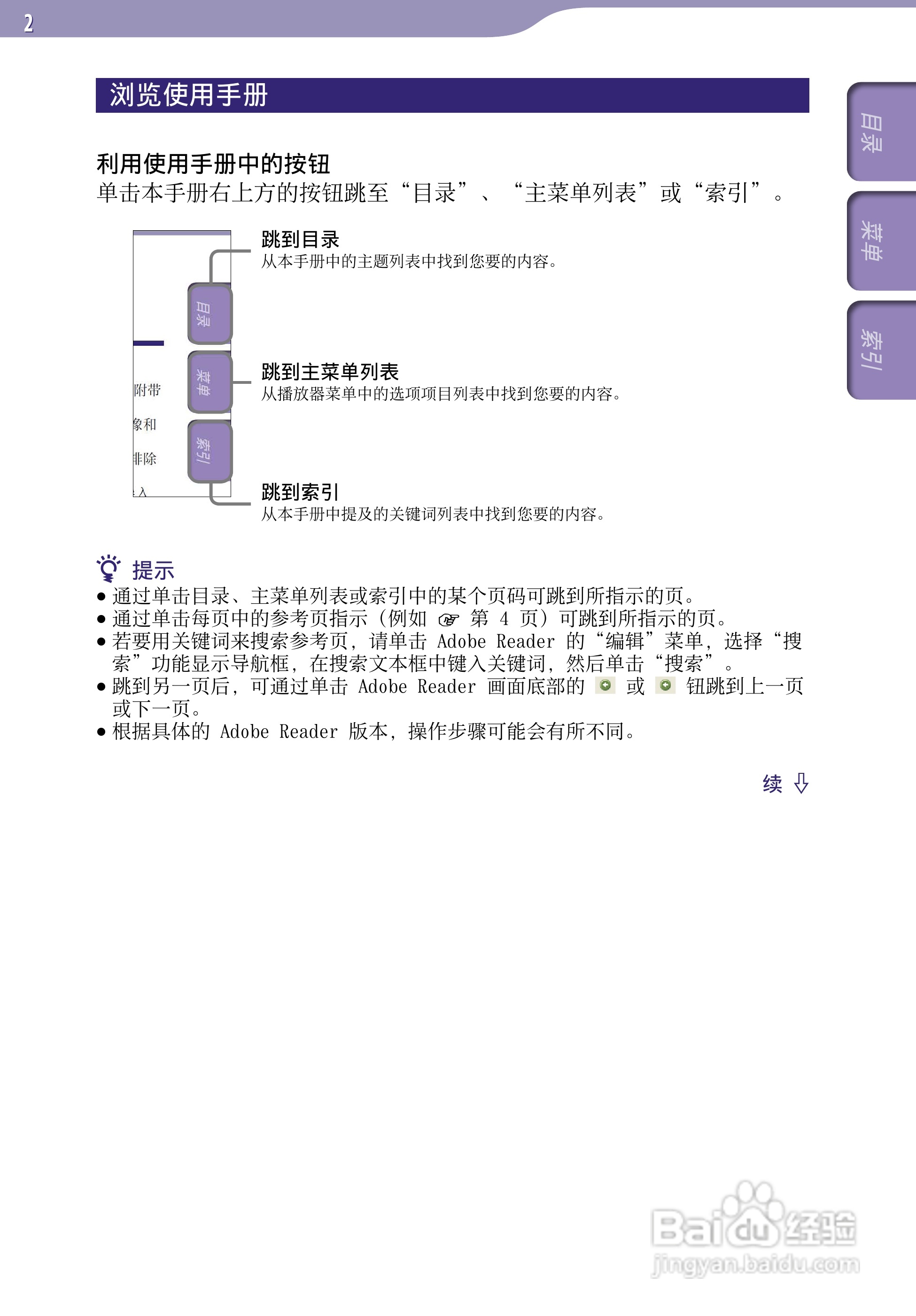 索尼NWZ-S638F MP3播放器使用说明书:[1]