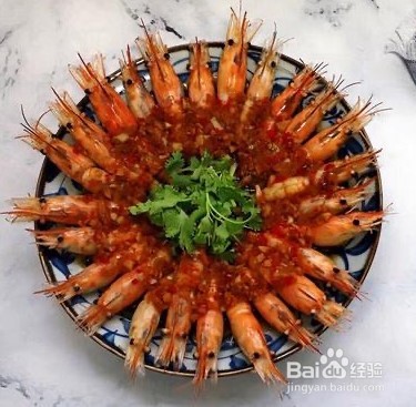 蒜蓉罗氏虾的做法