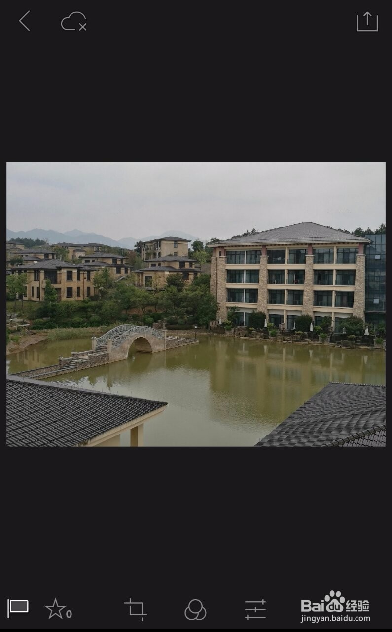 手机Lightroom怎么调整较暗的风景照片?